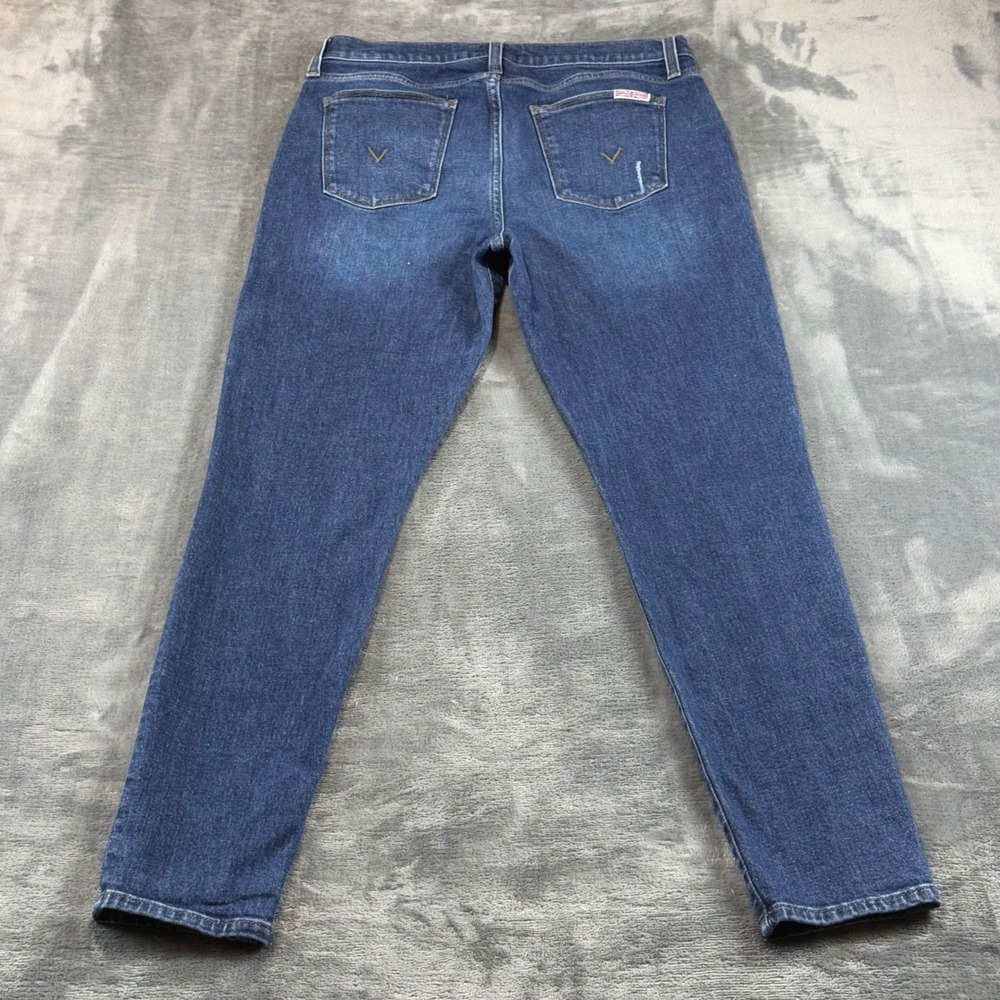 Hudson Blair High-Rise Skinny Jeans Women 29 Dark Wash Blue Denim - Picture 8 of 9
